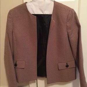 Size 14 red and black Kasper blazer